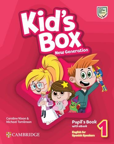 KID'S BOX NEW GENERATION ENGLISH FOR SPANISH SPEAKERS LEVEL 1 PUPIL'S BOOK WITH | 9788413224350 | NIXON, CAROLINE/TOMLINSON, MICHAEL