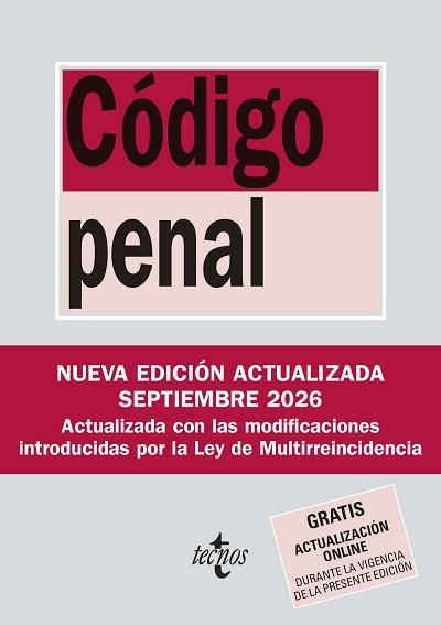 CÓDIGO PENAL | 9788430994458 | EDITORIAL TECNOS