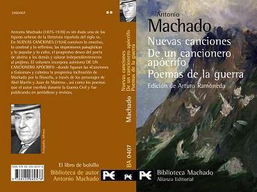 NUEVAS CANCIONES. DE UN CANCIONERO APÓCRIFO. POEMAS DE LA  G | 9788420660578 | MACHADO, ANTONIO
