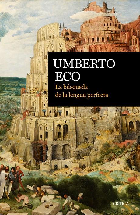 LA BÚSQUEDA DE LA LENGUA PERFECTA | 9788498929201 | UMBERTO ECO