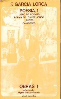 POESIA 1 - GARCIA LORCA | 9788476004159 | GARCIA LORCA, FEDERICO