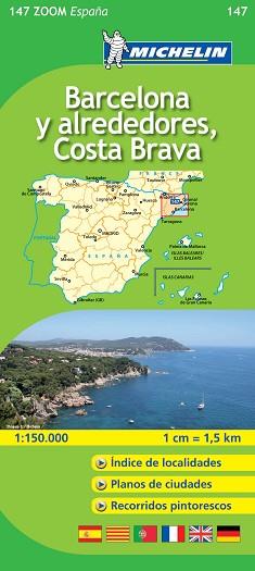 BARCELONA Y ALREDEDORES C BRAVA MAP ZOOM | 9782067140660 | VARIOS AUTORES