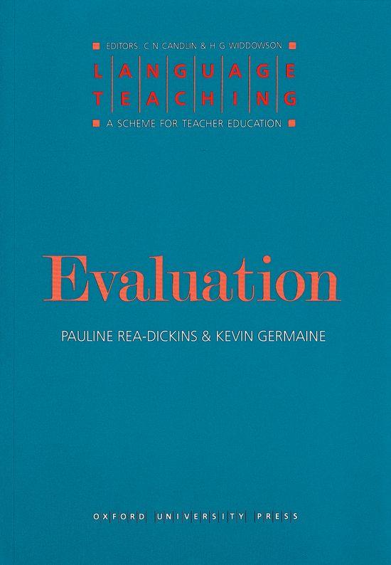 LANG TEACH EVALUATION | 9780194371384 | GERMAINE, KEVIN/REA-DICKINS, PAULINE
