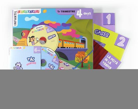 COLORAINES 4ANYS 1ER TRIMESTRE | 9788466124300 | EQUIP EDITORIAL CRUÏLLA