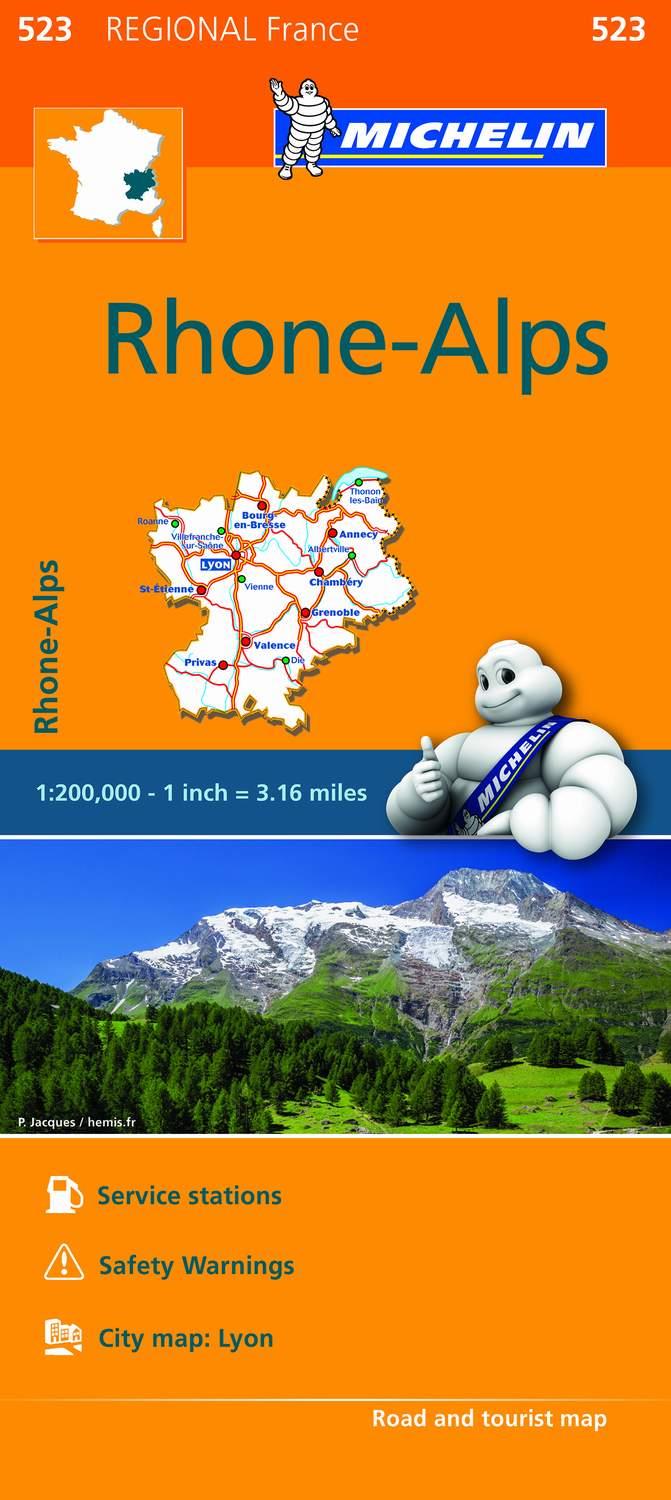 MAPA REGIONAL RHÔNE-ALPS | 9782067209305 | VARIOS AUTORES