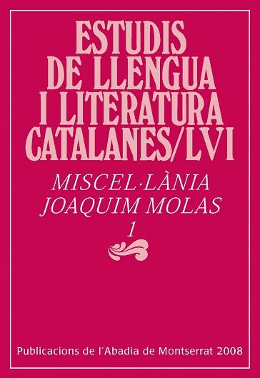 MISCELANIA JOAQUIM MOLAS | 9788498830071 | REQUESENS I PIQUER, JOAN/Y OTROS