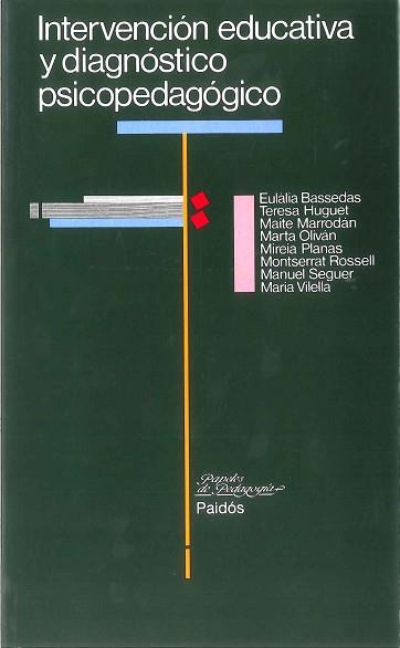 INTERVENCION EDUCATIVA Y DIAGNOSTICO | 9788475096896 | BASSEDAS, EULALIA