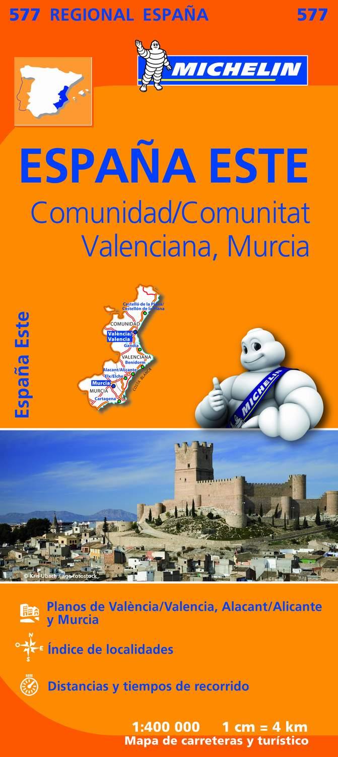 VALENCIA I MURCIA MAPA ESPAÑA ESTE | 9782067184404 | VARIOS AUTORES