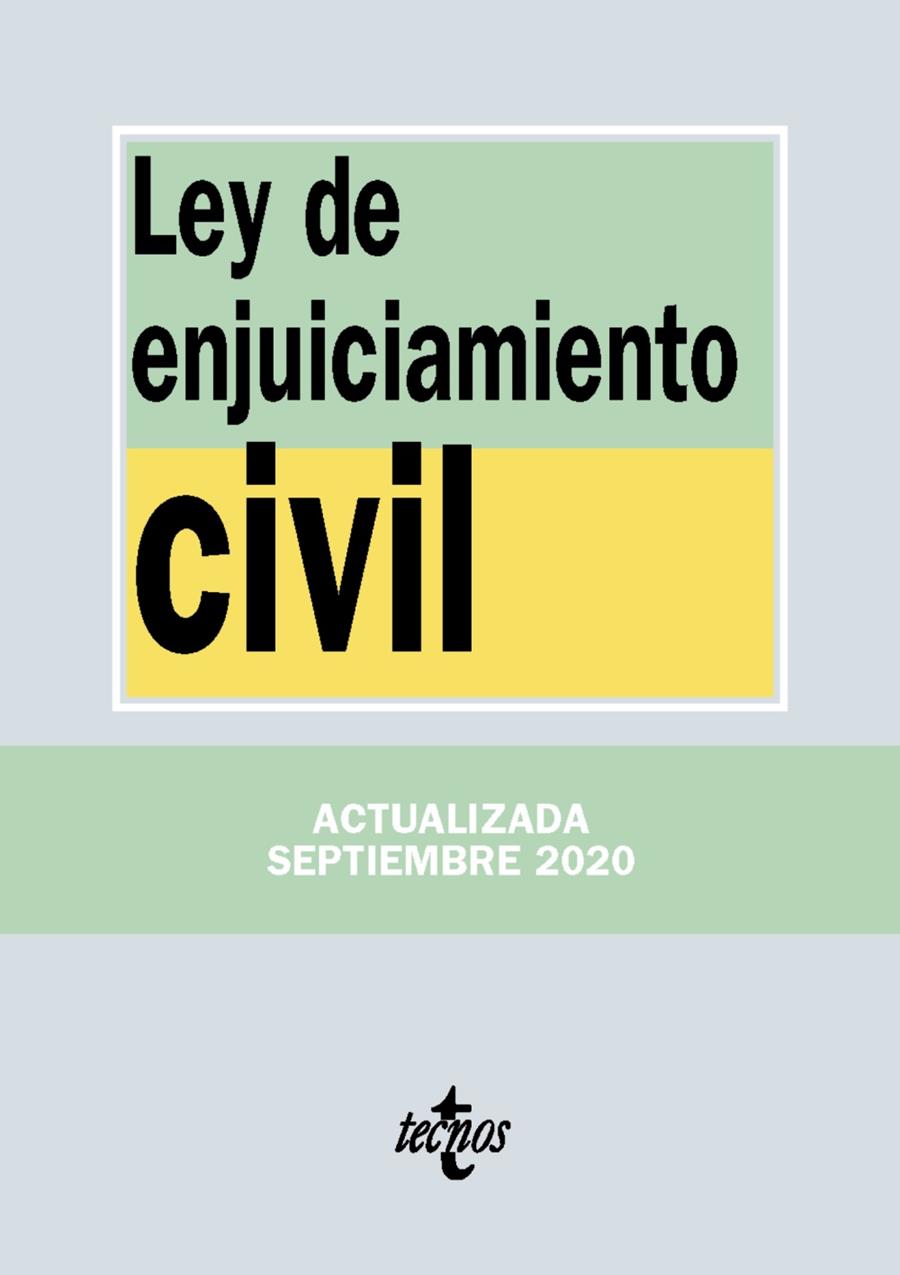 LEY DE ENJUICIAMIENTO CIVIL | 9788430980147 | EDITORIAL TECNOS