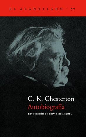 AUTOIOGRAFIA | 9788496136250 | CHESTERTON, G K