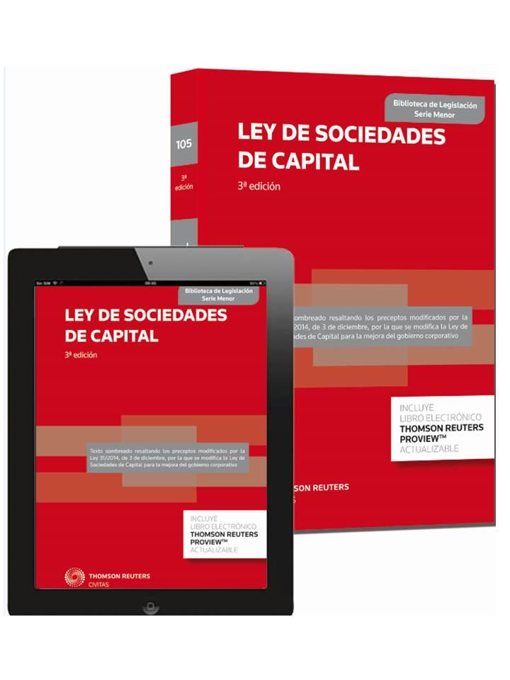 LEY DE SOCIEDADES DE CAPITAL (PAPEL + E-BOOK) | 9788447050864 | ARANZADI, DEPARTAMENTO DE REDACCIÓN
