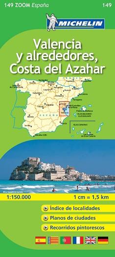 VALENCIA ALREDEDO COSTA AZAHAR MAPA ZOOM | 9782067140684 | VARIOS AUTORES