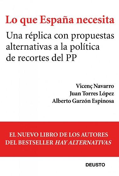 LO QUE ESPAÑA NECESITA | 9788423412839 | VARIOS