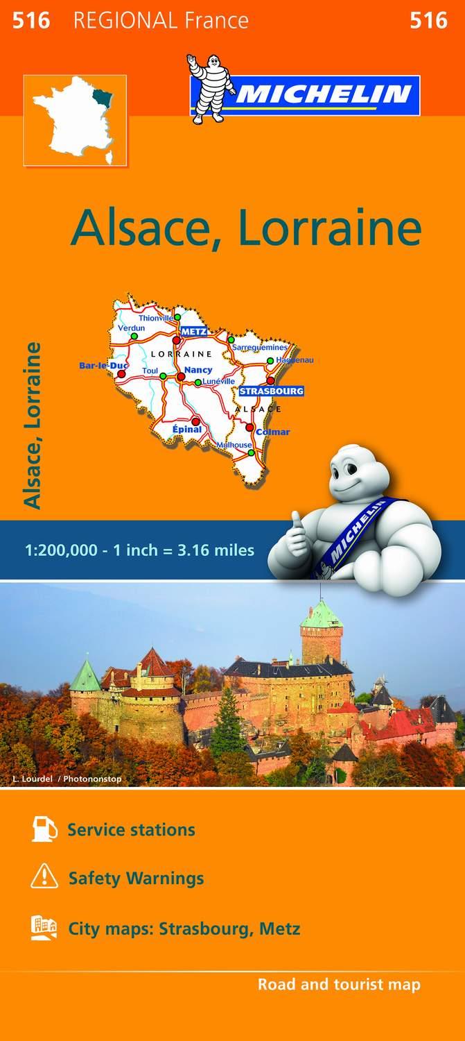 MAPA REGIONAL ALSACE, LORRAINE | 9782067209756 | VARIOS AUTORES