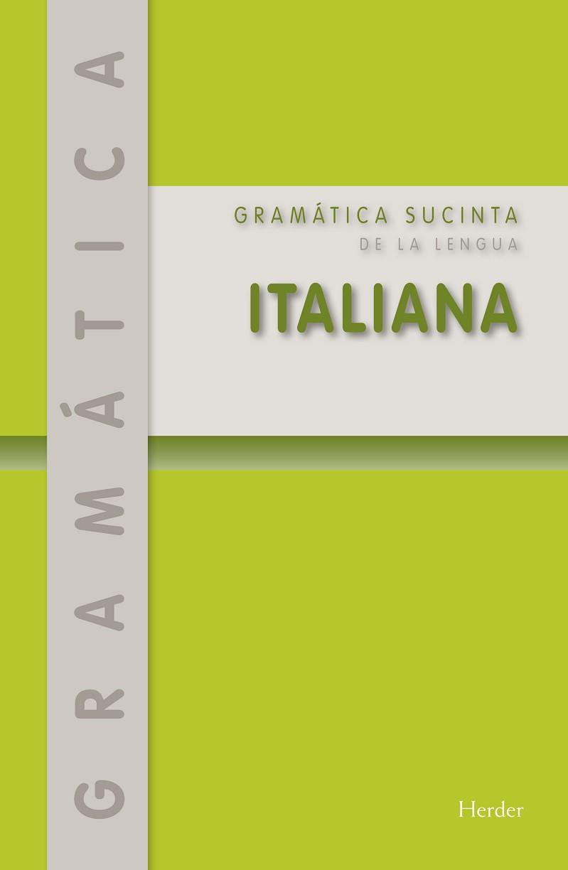 GRAMÁTICA SUCINTA DE LA LENGUA ITALIANA (2ª ED. - 2016) | 9788425428715 | PAVÍA, LUIGI