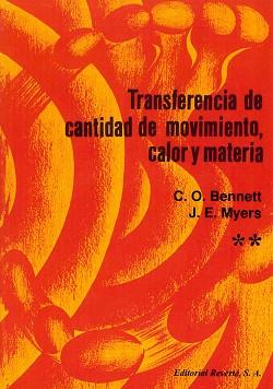 TRANSFERENCIA DE CANTIDAD DE MOVIMIENTO CALOR Y MA | 9788429170474 | BENNETT, C.
