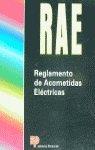 REGLAMENTO DE ACOMETIDAS ELECTRICAS RAE | 9788428322584