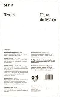 MPA6 HOJAS DE TRABAJO | 9788446005544 | VARIOS AUTORES