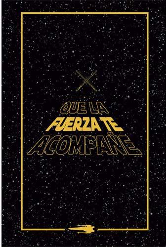 STAR WARS - QUE LA FUERZA TE ACOMPAÑE (NOTEBOOK) | 9788417936570 | GUNIS MEDIA