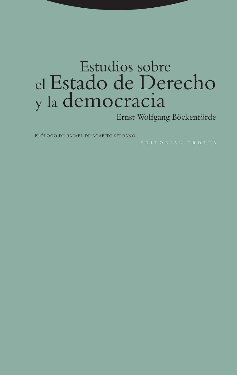 ESTUDIOS SOBRE EL ESTADO DE DERECHO Y LA | 9788481643978 | WOLFGANG BOCKENFORDE, ERNST