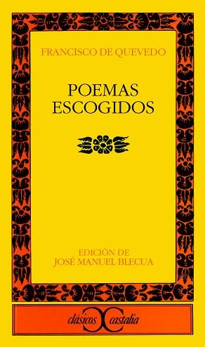 POEMAS ESCOGIDOS - QUEVEDO | 9788470391668 | QUEVEDO, FRANCISCO DE
