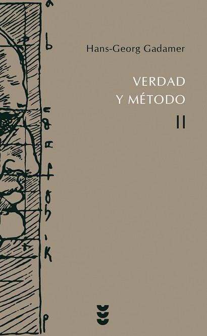 VERDAD Y METODO -2- | 9788430111800 | GADAMER, HANS-GEORG