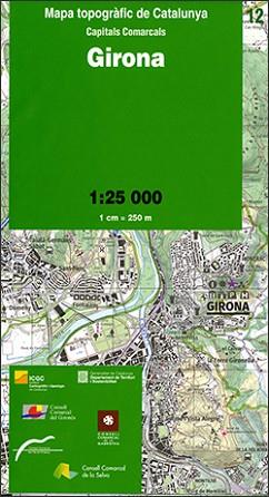 MAPA TOPOGRÀFIC DE CATALUNYA 1:25 000. CAPITALS COMARCALS 12 - GIRONA (2A EDICIÓ | 9788439399605
