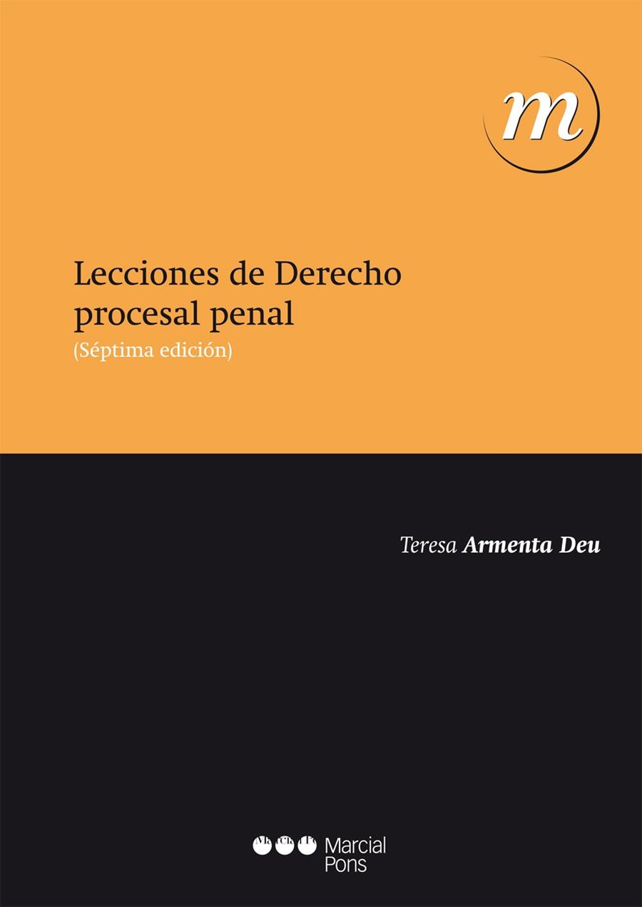 LECCIONES DE DERECHO PROCESAL PENAL | 9788415948063 | ARMENTA DEU, Mª TERESA