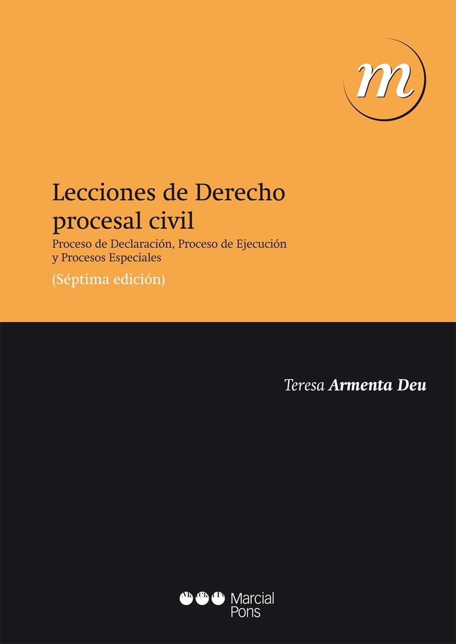 LECCIONES DE DERECHO PROCESAL CIVIL | 9788415948025 | ARMENTA DEU, Mª TERESA