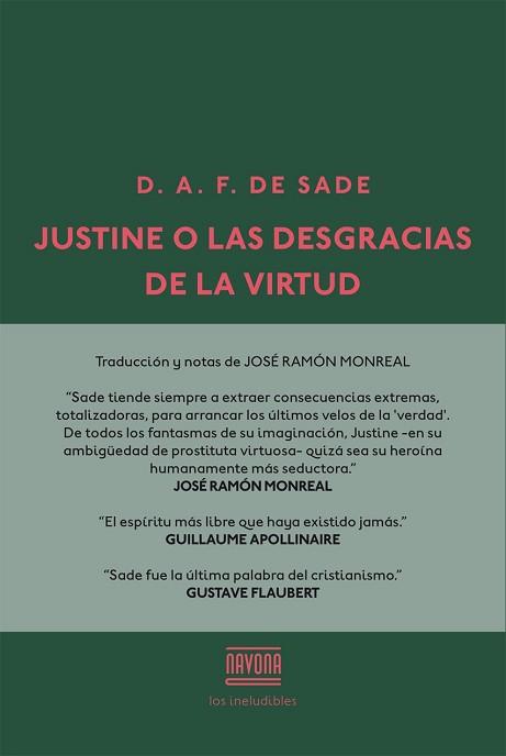 2JUSTINE O LAS DESGRACIAS DE LA VIRTUD | 9788416259502 | DE SADE, MARQUÉS DONATIEN ALPHONSE FRANÇOISE