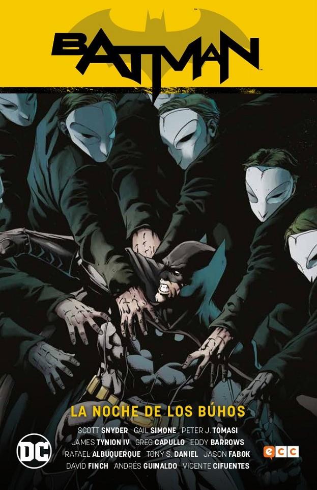 BATMAN: LA NOCHE DE LOS BÚHOS | 9788417722258 | SNYDER, SCOTT/HIGGINS, KYLE/S. DANIEL, TONY/LOBDELL, SCOTT/PALMIOTTI, JIMMY/GRAY, JUSTIN/SIMONE, GAI