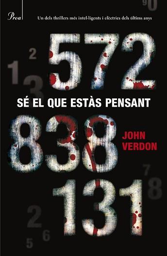 SÉ EL QUE ESTÀS PENSANT | 9788475882048 | VERDON,JOHN