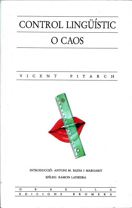 CONTROL LINGšISTIC O CAOS | 9788476602706 | PITARCH ALMELA, VICENT