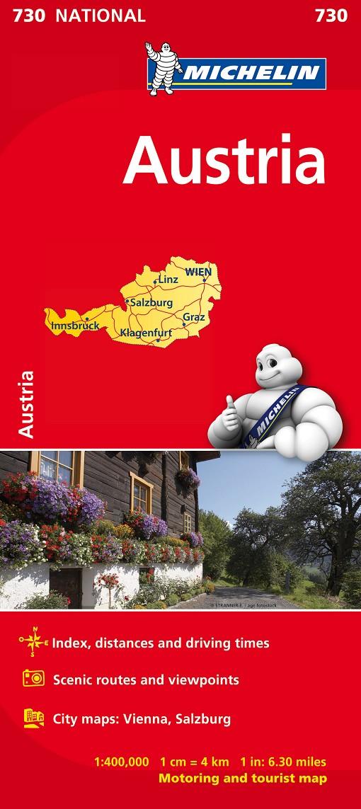 MAPA NATIONAL AUSTRIA | 9782067171787 | VARIOS AUTORES