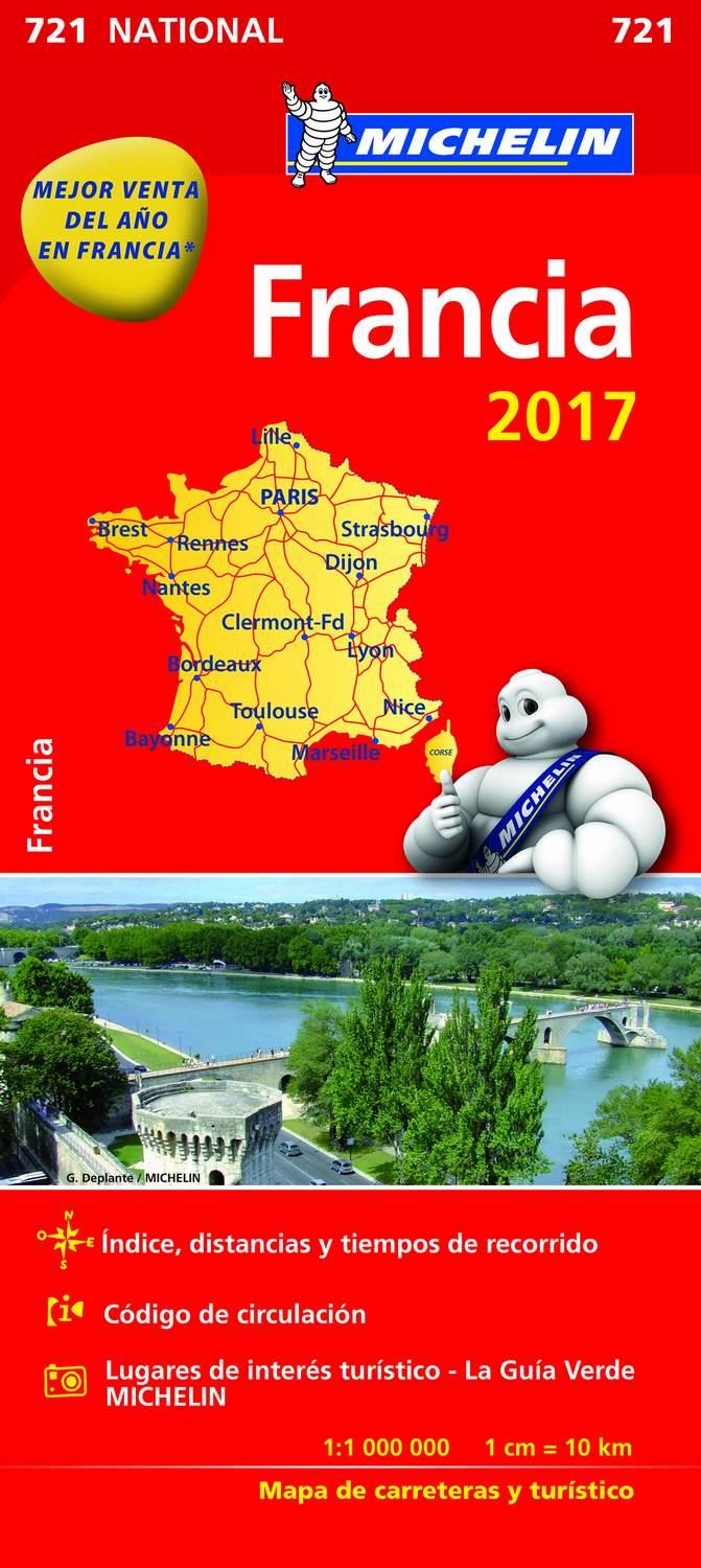 MAPA NATIONAL FRANCIA | 9782067218659 | VARIOS AUTORES