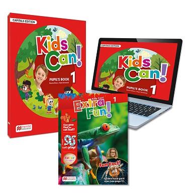 KIDS CAN! 1 PUPIL'S BOOK & EXTRAFUN: LIBRO DEL ALUMNO VERSIÓN MAYÚSCULA IMPRESO | 9781035103515 | OMEROND, MARK/SHAW, DONNA