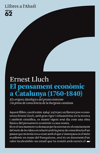 PENSAMENT ECONÒMIC A CATALUNYA (1760-1840). | 9788429763645 | LLUCH, ERNEST