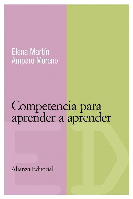 COMPETENCIA PARA APRENDER A APRENDER | 9788420684109 | MARTÍN, ELENA/MORENO, AMPARO