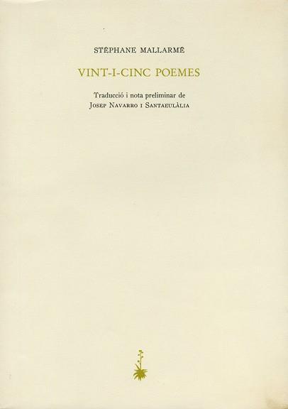VINT I CINC POEMES | 9788485704880 | MALLARMÉ, STÉPHANE