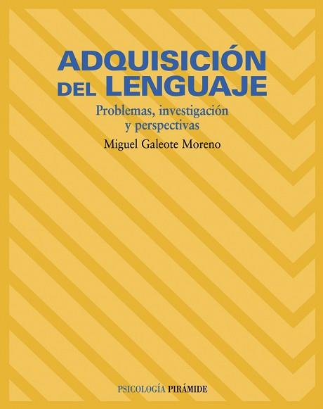 ADQUISICION DEL LENGUAJE | 9788436817379 | GALEOTE MORENO, MIGUEL