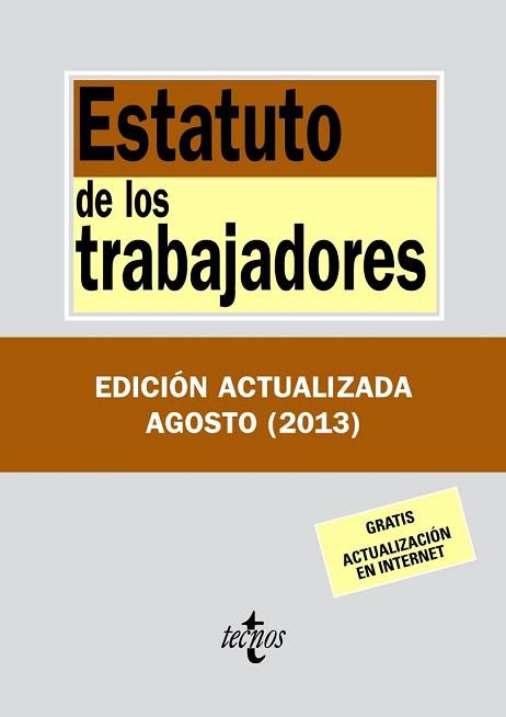 ESTATUTO DE LOS TRABAJADORES | 9788430958719 | EDITORIAL TECNOS
