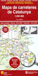 MAPA CARRETERS CATALUNYA ICC 2018 | 9788439396710