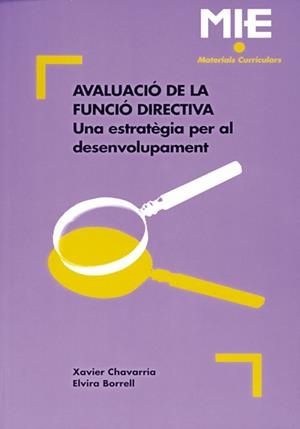 AVALUACIO DE LA FUNCIO DIRECTIVA | 9788478272136 | CHAVARRIA, XAVIER/ BORRELL, ELVIRA