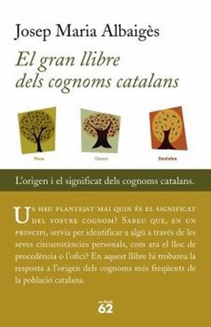 GRAN LLIBRE DELS COGNOMS CATALANS, EL | 9788429756661 | ALBAIGES, JOSEP MARIA