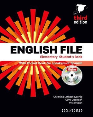 ENGLISH FILE ELEMENTARY: STUDENT'S BOOK AND WORKBOOK WITH ANSWER KEY PACK 3RD ED | 9780194598910 | CLIVE OXENDEN/CHRISTINA LATHAM-KOENIG/PAUL SELIGSON