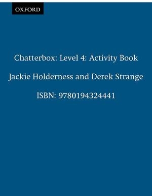 CHATTERBOX 4 ACTIVITY BOOK | 9780194324441 | HOLDERNESS, JACKIE