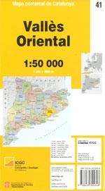 MAPA COMARCAL DE CATALUNYA 1:50 000. VALLÈS ORIENTAL | 9788439394648