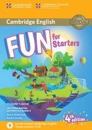 FUN FOR STARTERS STUDENT'S BOOK WITH ONLINE ACTIVITIES WITH AUDIO AND HOME FUN B | 9781316617465 | ROBINSON, ANNE/SAXBY, KAREN