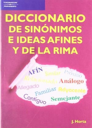 DICCIONARIO DE SINONIMOS E IDEAS AFINES | 9788428303170 | HORTA MASSANES, JOAQUIN