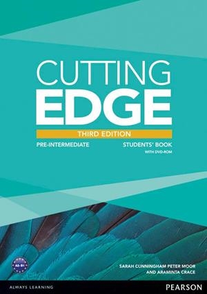 CUTTING EDGE 3RD EDITION PRE-INTERMEDIATE STUDENTS' BOOK AND DVD PACK | 9781447936909 | CUNNINGHAM, SARAH/Y OTROS
